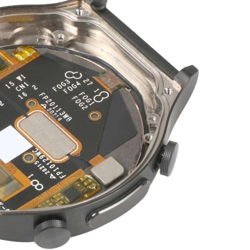 Original Sapphire Material LCD Screen and Digitizer Full Assembly With Frame for Huawei Watch GT ...