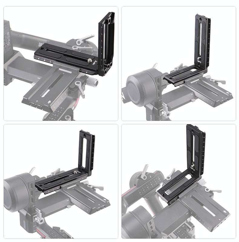 JLWIN Quick Release Plate L Bracket Plate for DJI Ronin RS2 RSC2 RS3 Gimbal Stabiliser