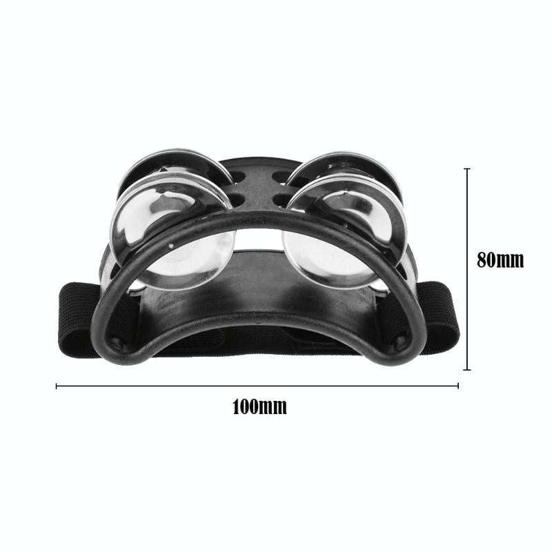 Aluminum Percussion Cajon Foot Bell, Size: 10 x 8 x 4cm(Green)