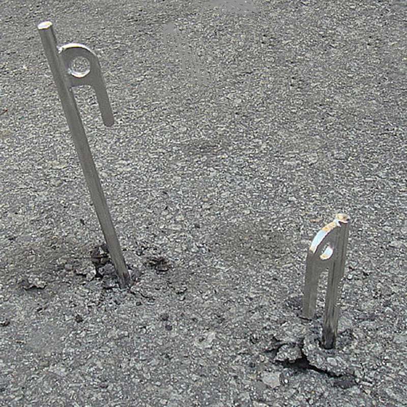 Outdoor Durable 30cm Stainless Steel Camping Awning Tent Stakes Pegs for Camping Travel Tent Acce...