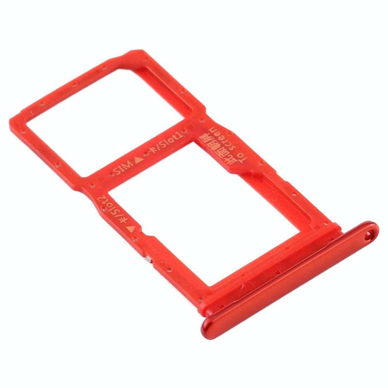 SIM Card Tray + SIM Card Tray / Micro SD Card Tray for Huawei Enjoy Z 5G (Red)
