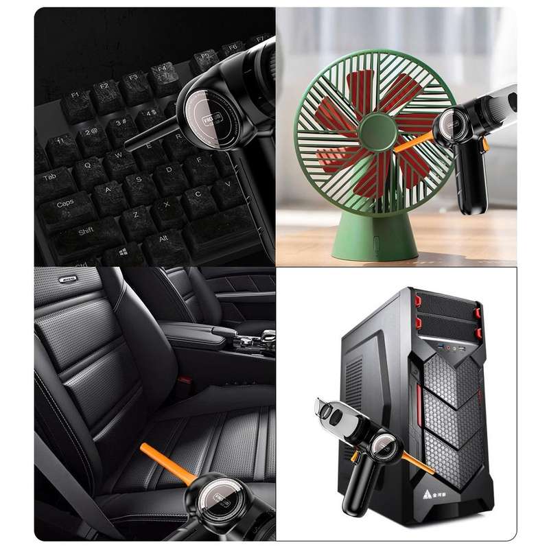 Q18 Car Strong Suction Wireless Handheld Vacuum Cleaner(Black)