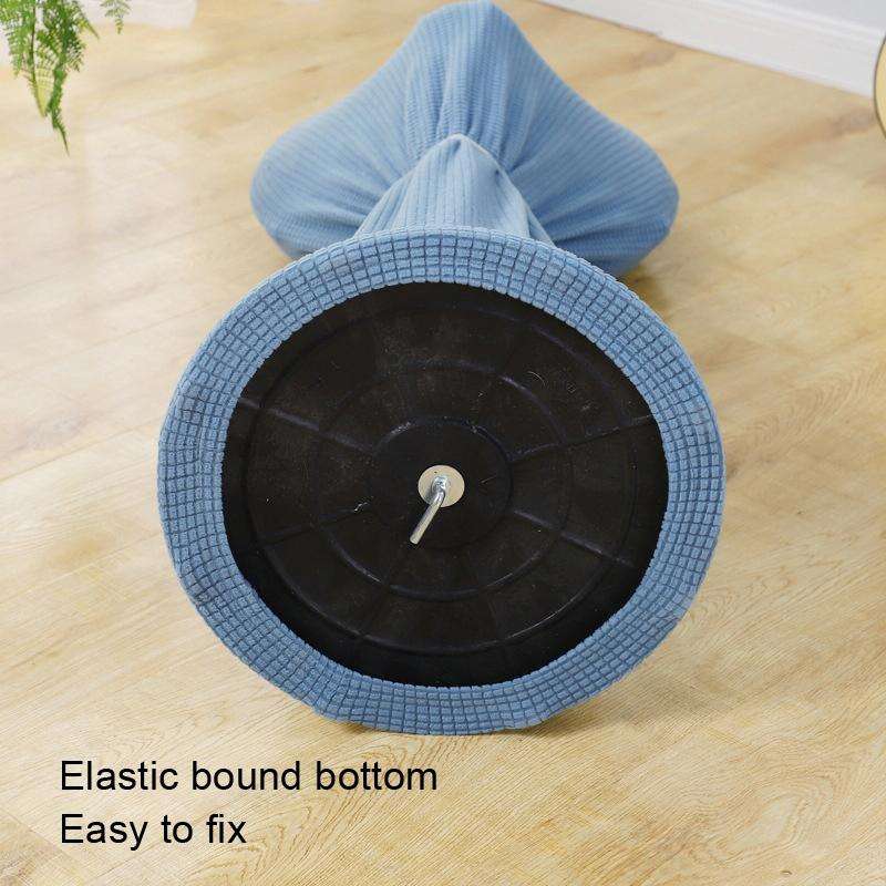 Round Elasticity Fan Dust Cover Household Use Fabric Fan Protective Cover, Size: 110x45cm(Blue)