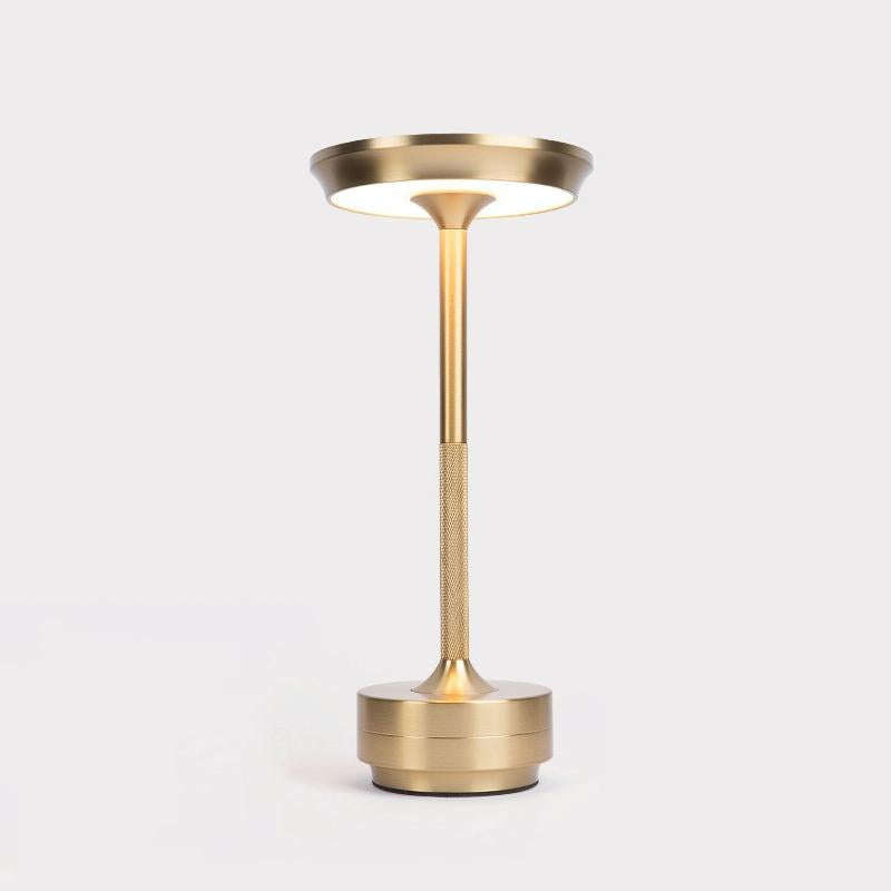 Rechargeable Desk Lamp Removable Desk Lamp Bar Atmosphere Night Light(Gold)