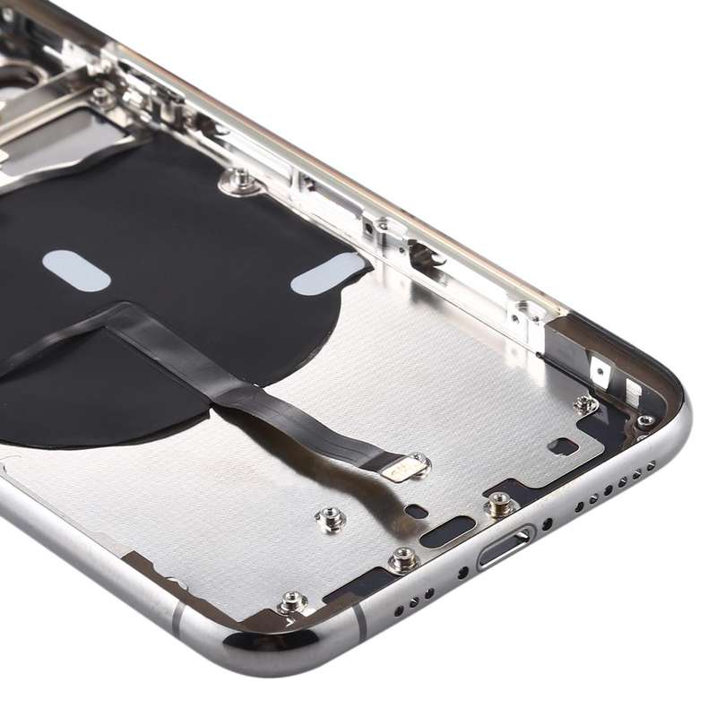 Battery Back Cover (with Side Keys & Card Tray & Power + Volume Flex Cable & Wireless Charging Mo...
