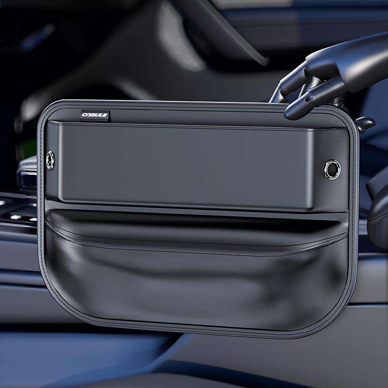 Car Large-capacity Gap Storage Box Car Extended Storage Bag(Black)