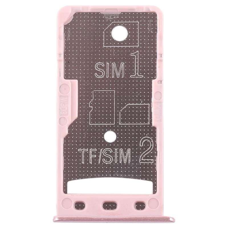 2 SIM Card Tray / Micro SD Card Tray for Xiaomi Redmi 5A(Rose Gold)