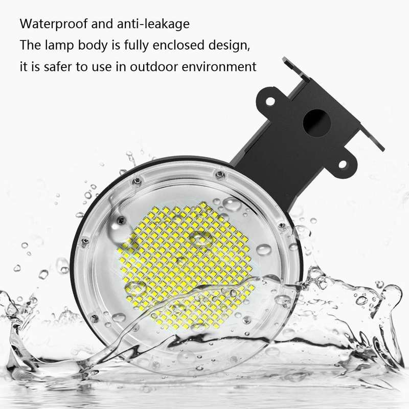 80W LED Outdoor Light Sensing IP65 Waterproof Wall Lamp Garden Courtyard Street Light(White Light)