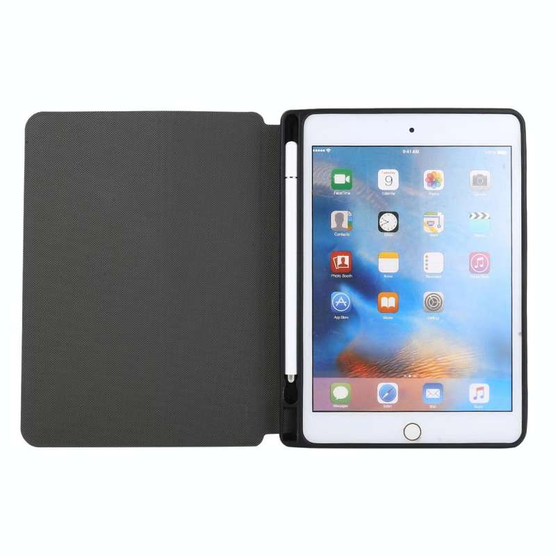 For iPad mini 5 / 4 / 3 / 2 / 1 Electric Pressed Texture Horizontal Flip Leather Case with Holder...