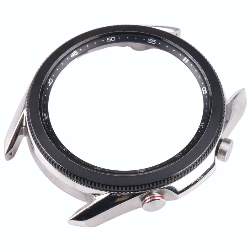Original LCD Screen Frame Bezel Plate For Samsung Galaxy Watch 3 45mm SM-R840 (Silver)