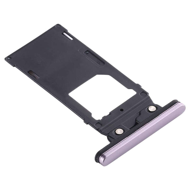 SIM Card Tray + SIM Card Tray + Micro SD Card Tray for Sony Xperia XZ2(Pink)