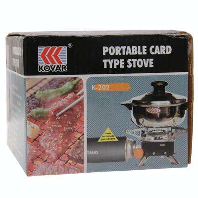 Outdoor Picnic Gas Burner Portable Card Type Camping Stove