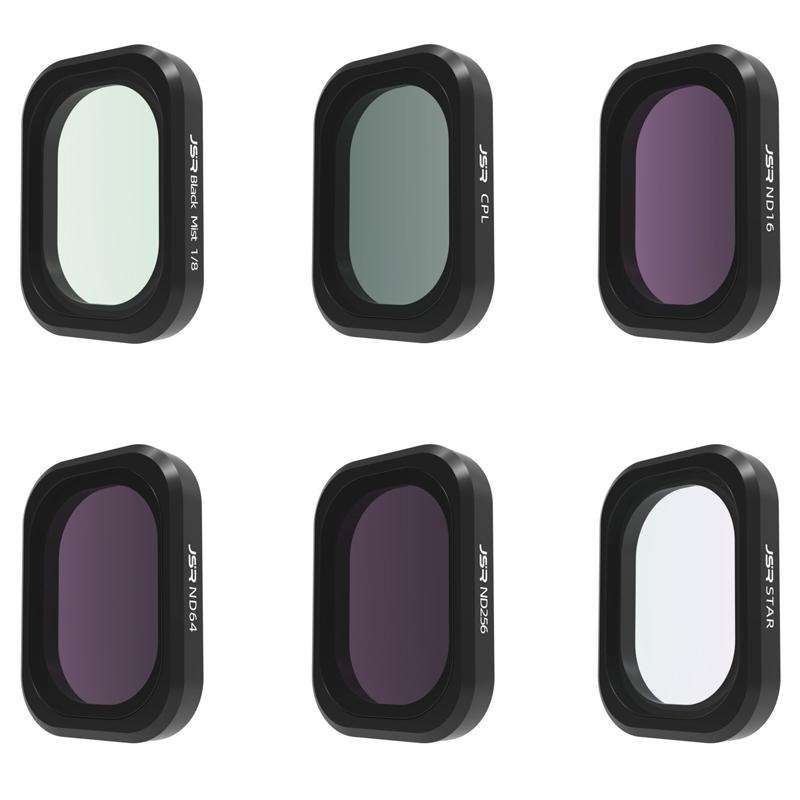 For DJI OSMO Pocket 3 JSR CB Series Camera Lens Filter, Filter:6 in 1 Beauty Black Mist