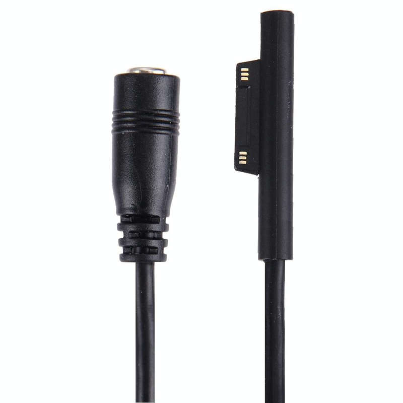 6 Pin Magnetic to 5.5x2.5mm Female Interfaces Power Adapter Charger Cable for Microsoft Surface P...
