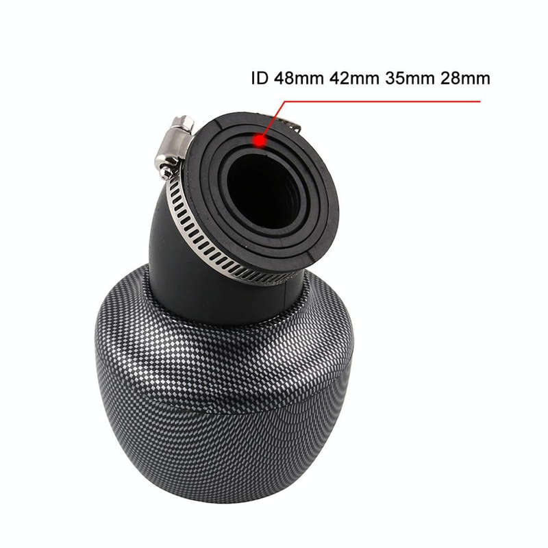 MB-AF020-C Motorcycle Modification Accessories Universal Apple Shape Air Filter, Caliber: 28mm / ...