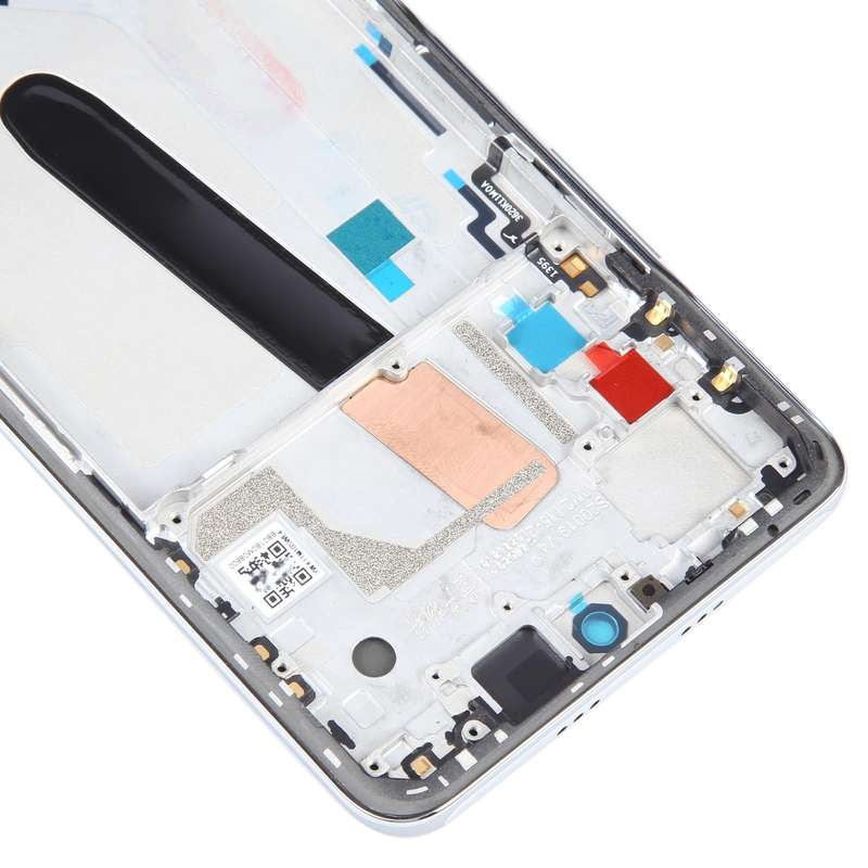 OLED LCD Screen For Xiaomi Mi 11i Digitizer Full Assembly with Frame(Silver)