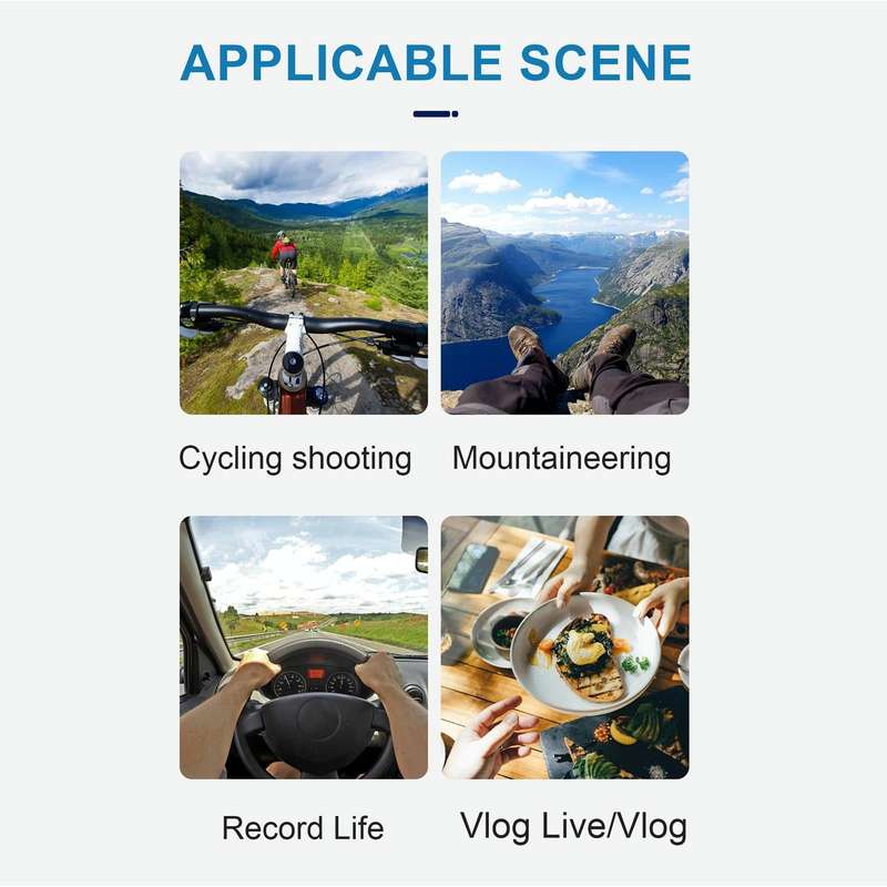 STARTRC Action Camera Magnetic POV View Bracket 2 in 1 Quick Release Headband Wristband