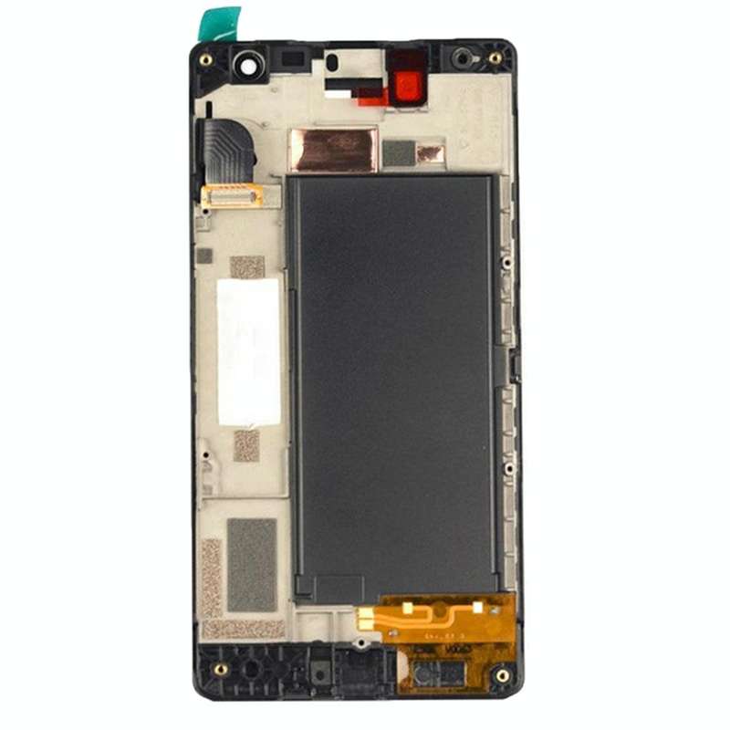 TFT LCD Screen for Nokia Lumia 730 Digitizer Full Assembly with Frame (Black)