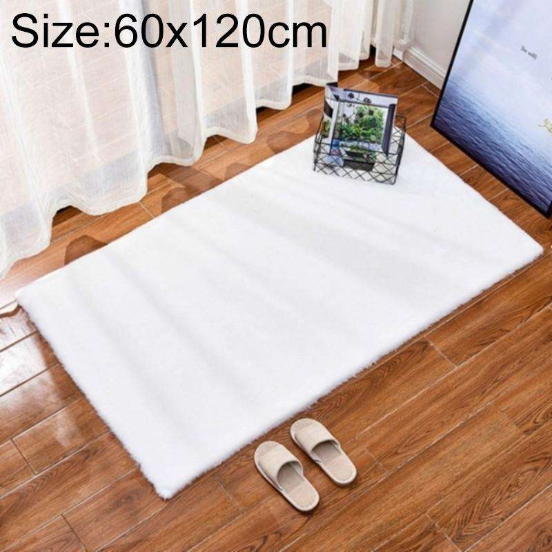 Rug Artificial Rabbit Hair Carpet Non-slip Floor Mats for Living Room Bedroom Balcony Home Decora...