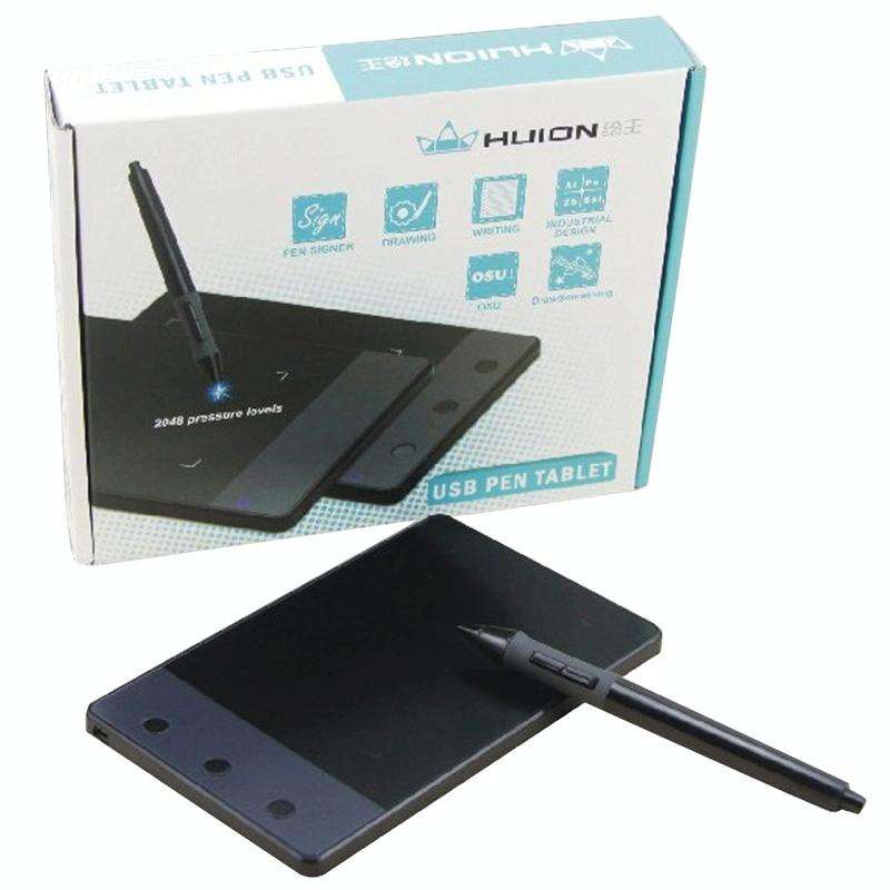 HUION H420 Computer input Device 4.17 x 2.34 inch 4000LPI Drawing Tablet Drawing Board with Pen
