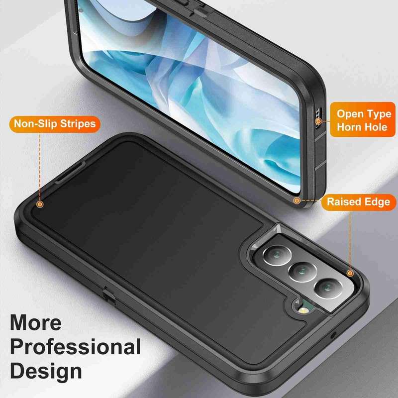 For Samsung Galaxy S22 5G Life Waterproof Rugged Phone Case(Black)