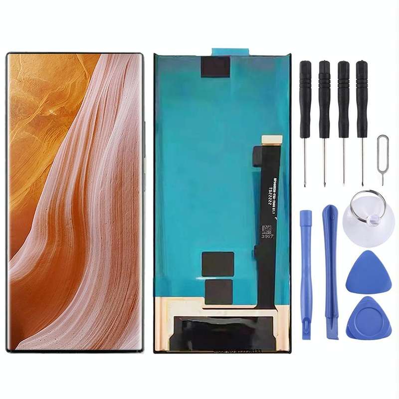 For ZTE Axon 40 Ultra A2023P A2023PG AMOLED Material LCD Screen with Digitizer Full Assembly (Black)