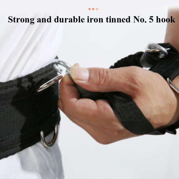 Bounce Trainer Fitness Resistance Band Boxing Suit Latex Tube Tension Rope Leg Waist Trainer, Wei...