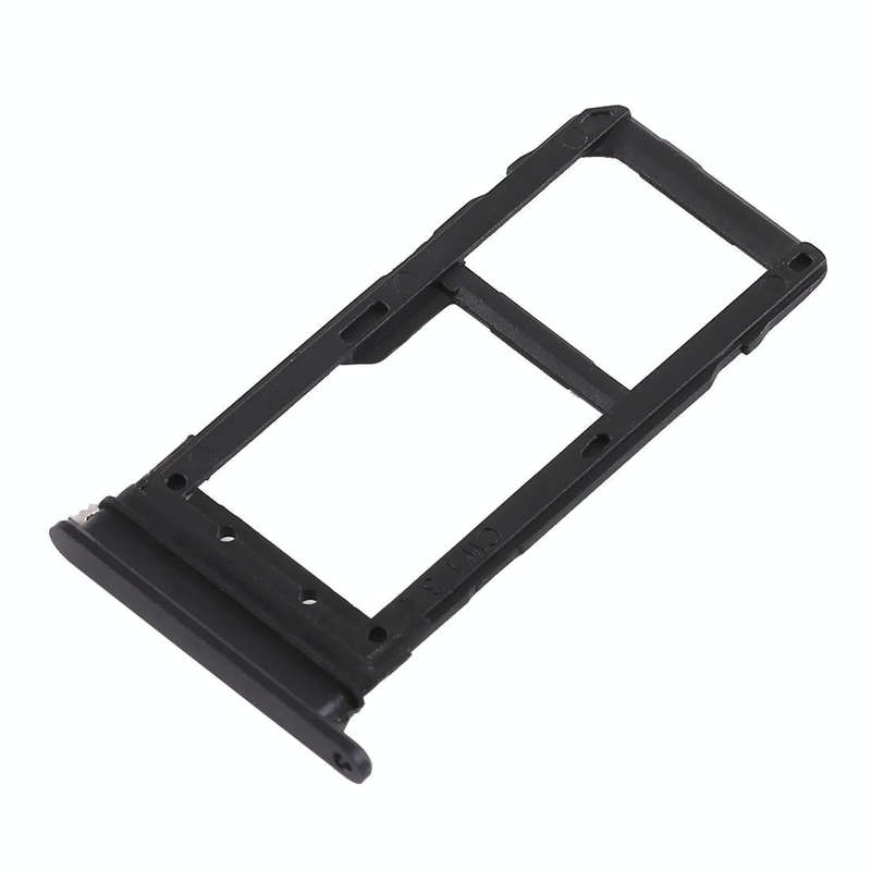 SIM Card Tray + SIM Card Tray / Micro SD Card Tray for HTC U11+(Black)