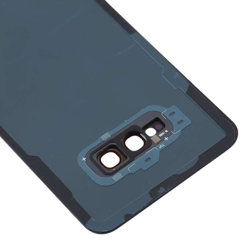For Galaxy S10e Battery Back Cover with Camera Lens (Black)