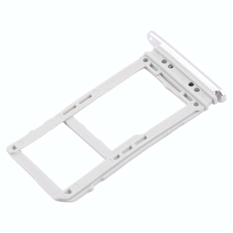 For Galaxy Note 8 2 SIM Card Tray / Micro SD Card Tray (Silver)