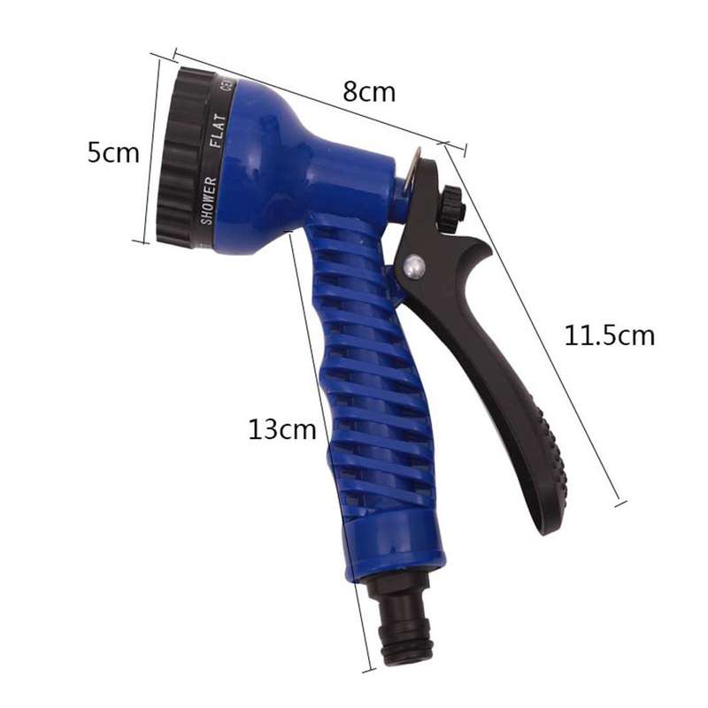 Durable Flexible Dual-layer Water Pipe Water Hose, Length: 2.5m -7.5m (US Standard)(Blue)