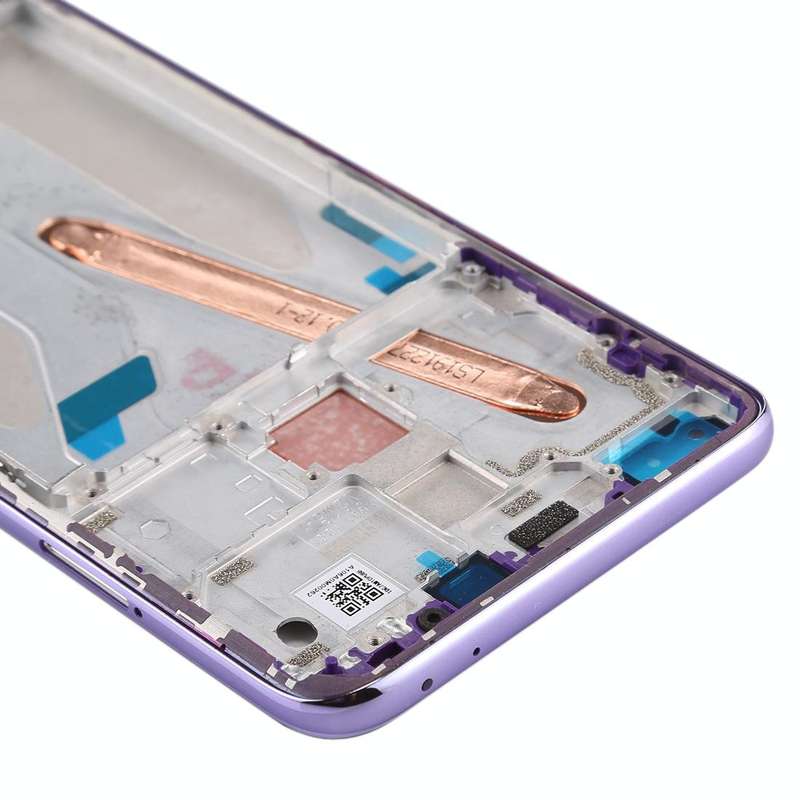 Front Housing LCD Frame Bezel Plate for Xiaomi Redmi K30 5G (Purple)