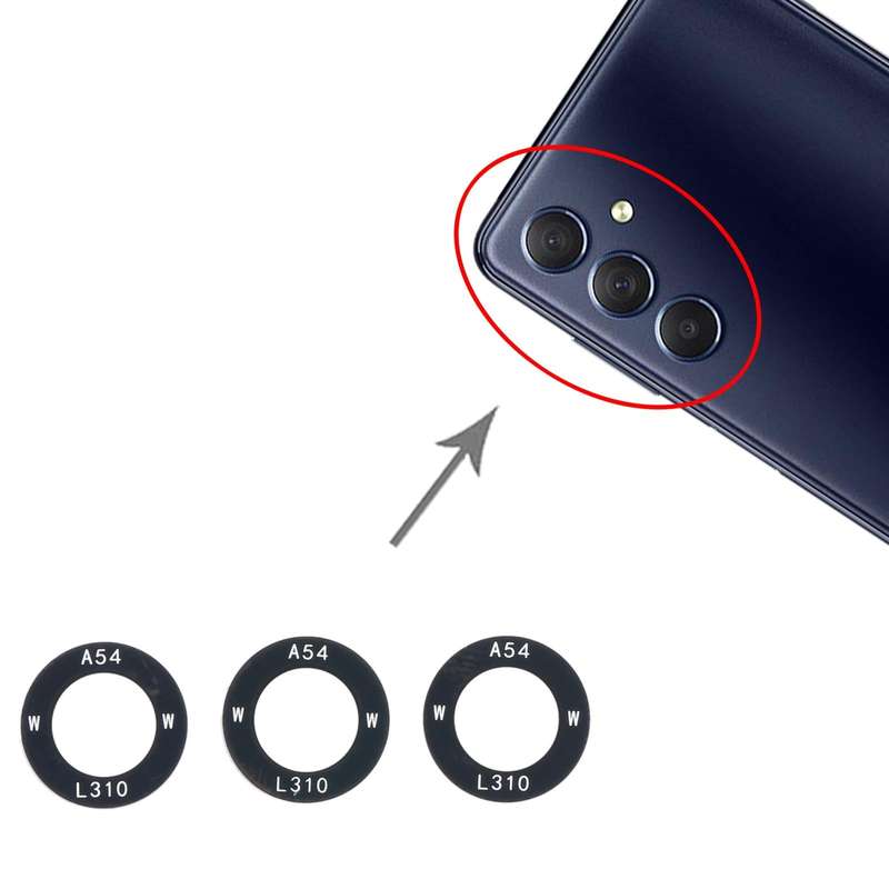For Samsung Galaxy M54 SM-M546B 10set Back Camera Lens