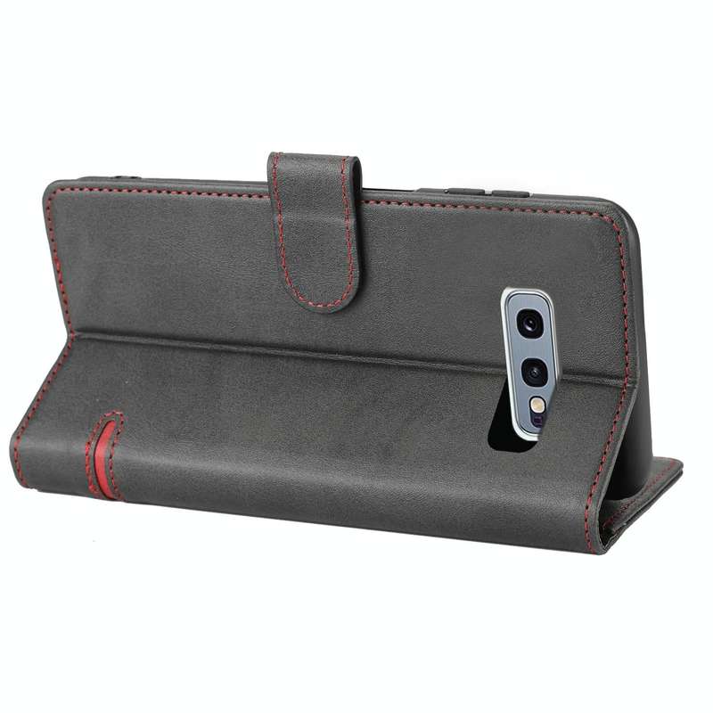 For Samsung Galaxy S10e Classic Wallet Flip Leather Phone Case(Black)