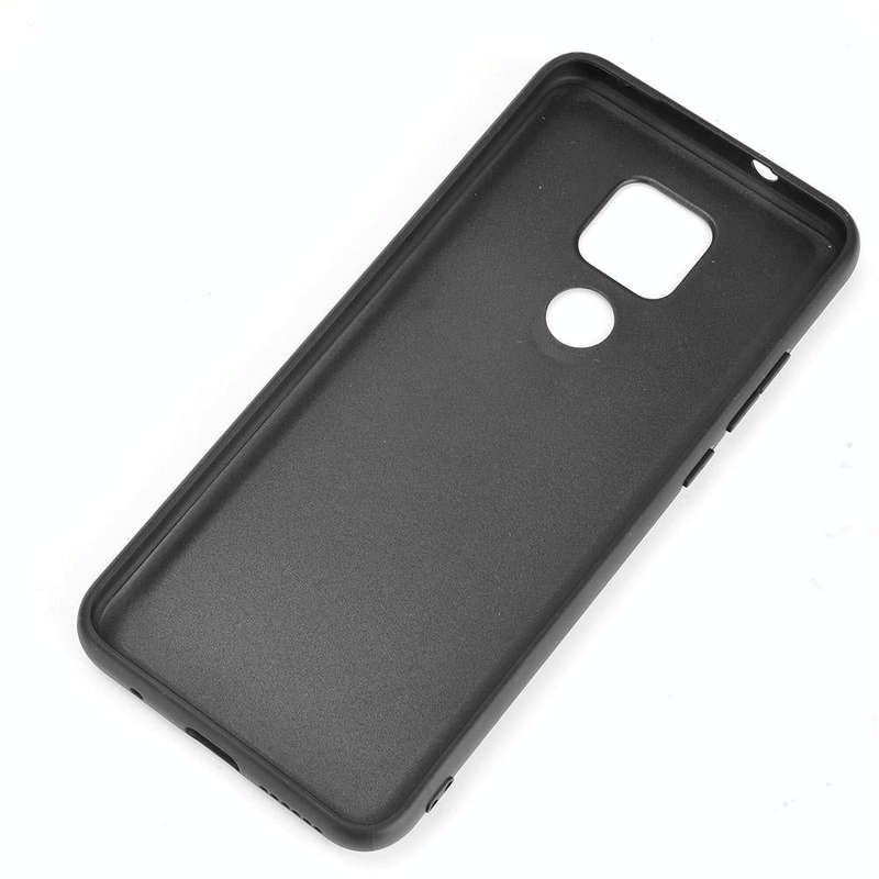 For Motorola Moto G Play (2021) Shockproof Sewing Cow Pattern Skin PC + PU + TPU Case(Blue)
