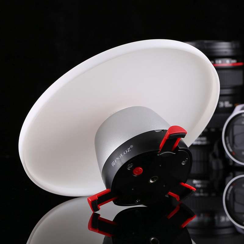 PULUZ Electronic 360 Degree Rotation Panoramic Tripod Head + Round Tray with Control Remote for S...