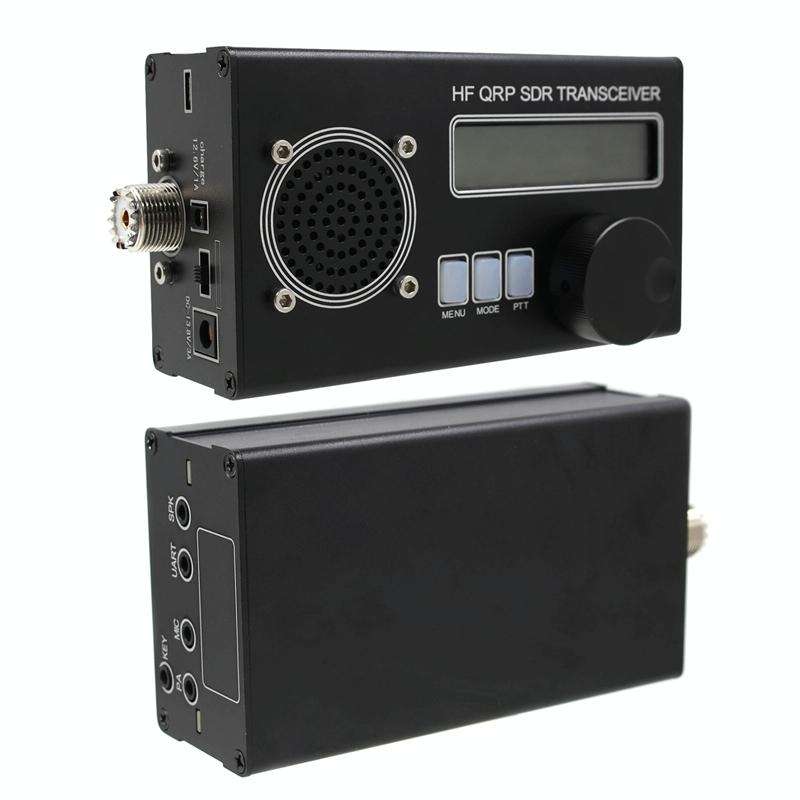 Mini 8 Band SSB/CW QRP Transceiver For Ham Radio, Style: Host + Hand Mi + EU