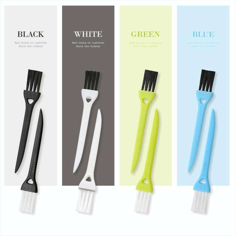 50 PCS Razor Brush Crevice Cleaning Brush Groove Brush Mini Small Brush(Random Color Delivery)
