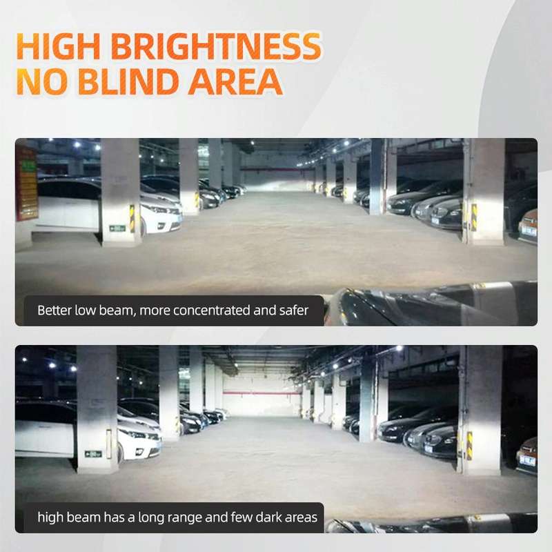 M6 H8 / H9 / H11 2 PCS DC9-36V / 25W / 6000K / 2500LM IP68 Waterproof Car LED Headlight(Cold Whit...