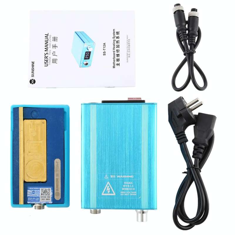 SUNSHINE SS-T12A-F CPU Motherboard Heating Table Repair Disassembly Platform, EU Plug
