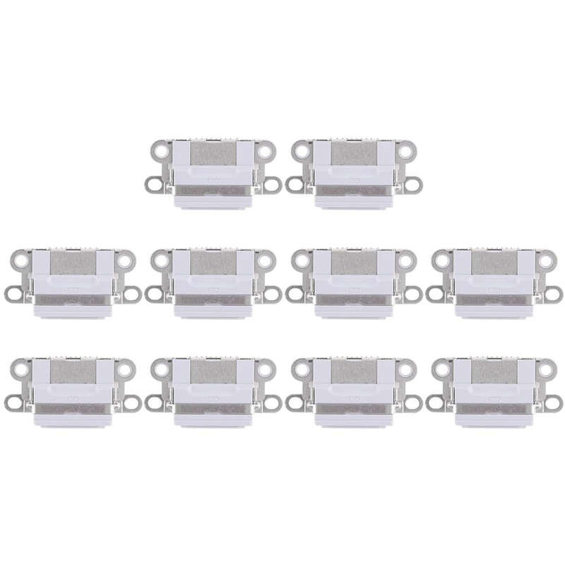 10 PCS Charging Port Connector for iPhone 6 / 6S(Light Grey)