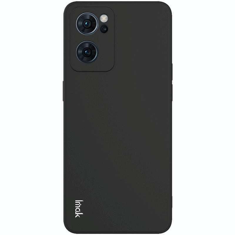 For OPPO Reno7 5G imak UC-4 Series Straight Edge TPU Soft Protective Case(Black)