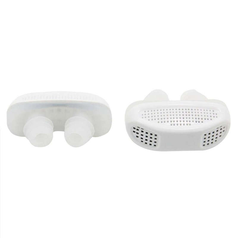 2 in 1 ABS Silicone Anti Snoring Air Purifier (White)