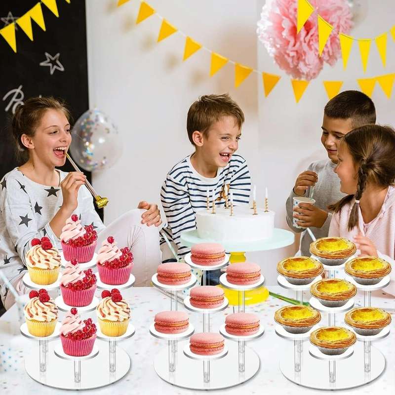 YX068 Acrylic Decoration Cupcake Stand