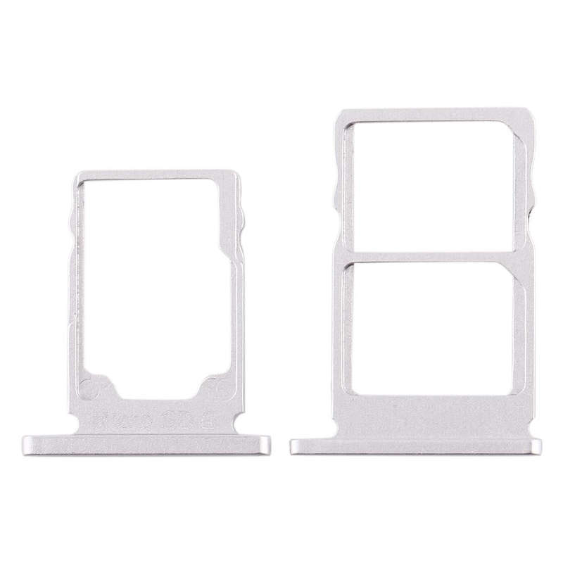 SIM Card Tray + SIM Card Tray + Micro SD Card Tray for Nokia 5.1 TA-1075 (White)