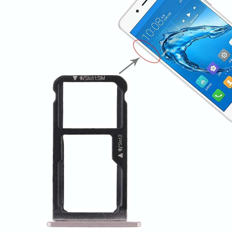 SIM Card Tray + SIM Card Tray / Micro SD Card Tray for Huawei Enjoy 6s (Gold)