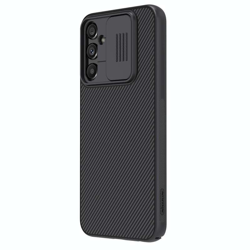 For Samsung Galaxy A24 4G NILLKIN Black Mirror Series Camshield PC Phone Case(Black)