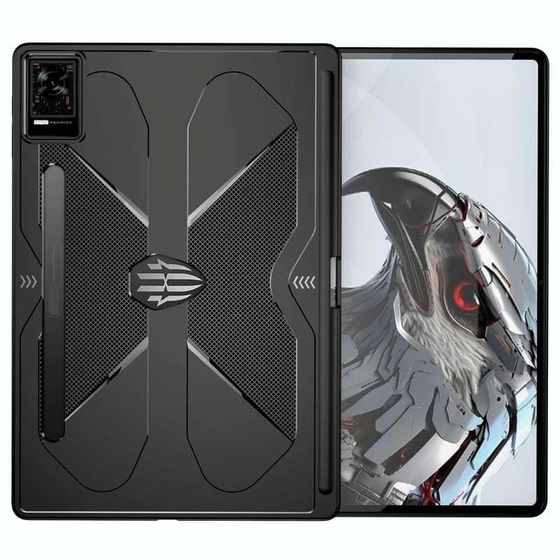 For ZTE nubia Red Magic Gaming Tablet All-inclusive Shockproof Cooling TPU Case(Black)