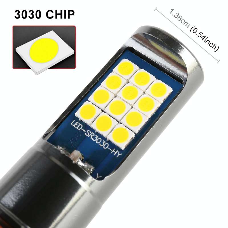 9005 2 PCS DC12-24V / 10.5W Car Fog Lights with 24LEDs SMD-3030 & Constant Current, Box Packaging...