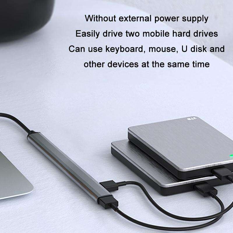 7 in 1 USB3.0 Docking Station Laptop Multifunctional HUB(Type-C Interface)